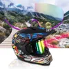 Casques de moto Casque de vélo de rue intégral compact et léger