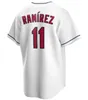 2024 Maglia personalizzata Jose Ramirez Jim Thome Harold Amed Rosario Ricky Vaughn Franmil Reyes Shane Bieber Tyler Naquin Logan Allen Gimenez Daniel Johnson Bobby Bradley