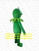 Traje de mascote de sapo verde mascote de desenho animado de desenhos animados de caráter de caráter de caráter clássico dê folhetos cx4039