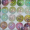 Andere decoratieve stickers Oorspronkelijke holografische stickers Sabellen Beveiligings Labeoid Transparante garantie Sticker Aangepast 20x20mm DHJSG