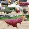 Abbigliamento per cani inverno spesso vestiti per cani grossi mantello impermeabile per cappotto per cane morbido cagnolone riflettente giubbotto per pet vestiti per cagnolini di grandi dimensioni pitbull t221018