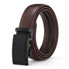 B￤lten Classic Men's Automatic Buckle Belt High-End Fashion L￤der utomhus Sports Business Youth Designer