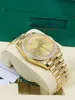 BP Men039S Watch Movement automatico Automatic 18KT Gold Day 40 Presidente Champagne Diamond Card 2283482721227