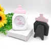 50st Baby Girl Shower Favors Classic Pink Baby Bottle Picture Frames Birthday Party Decorative Place Card Holder