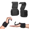 Fasce di resistenza Potenza Sollevamento pesi Palestra Allenamento Gancio Supporto per polso Cinghie di presa Fitness indoor Nylon257D