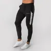 Herrbyxor joggar sweatpants män avslappnade mager gym fitness träning märke spår höst vinter manlig bomullssportkläder byxor