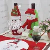 Noel Süslemeleri Yüksek Sınıf Hediyeler Noel Baba Şarap Şişesi Setleri El Restaurant Dekorasyon Malzemeleri