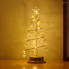 Night Lights LED Diamond Star Christmas Tree Warm Light Desk Table Lamp Bedroom Ornament Home Decoration Supplier