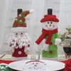 Noel Süslemeleri Yüksek Sınıf Hediyeler Noel Baba Şarap Şişesi Setleri El Restaurant Dekorasyon Malzemeleri