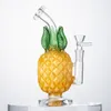 Hookah r￶ker holografisk regnb￥ge ananas bong r￶r 5 mm tjocka glas bongs ￥tervinnare h￥rd dabb olje riggar bubbler vattenr￶r tillbeh￶r med 14 mm sk￥l