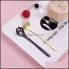 Spoons Paw Scoops Cartoon Cats Dog Dessert Accesories Stainless Steel Lovely Hollowing Out Fashion Spoons Home Supplies Drop Deliver Dhvgt