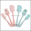 Baking Pastry Tools Sile Cream Scraper Diy Bread Cake Butter Spata Mixer Oil Brush Kitchen Cooking Utensil Drop Delivery 2022 Home Dhmvo