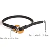 Belts Fashion Women's Retro Metal Buckle Leather Belt Decoration All-Match Suit Dress Waist Adjustable Black Accessories Waistband