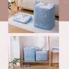 Stume da stoccaggio cesti di cesti di lavanderia di grande capacità di lino in cotone in tasca da tasca da cotone per camera da letto