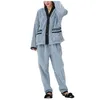 Vêtements de nuit pour femmes pyjama ensemble soie femmes unisexe costume hiver flanelle imprimer chaud pyjamas longs princesse de luxe pantoufles pour les filles