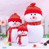 Christmas Decorations Outdoor DecoChritmas Small Snowman With Colorful For Chrismas Cute Scene Santa Claus Xma