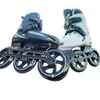 아이스 스케이트 인라인 125mm 휠 스케이팅 롤러 신발 스케이트 스피드 프로페셔널 슬랄롬 초보자 남녀 스니커즈 L221014