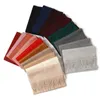 ladras de inverno personalizadas pura 100% lenços de caxaste de cashmere designer luxuoso luxuoso borla pashmina lã estobas lenço para mulheres homens