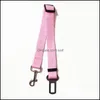 Colliers de chien Laisses Élasticité Ceinture animale Bande Boucle évolutive Corde Corde Animaux Véhicule Bouton En Métal Harnais Pour Chien Ceintures De Sécurité Laisse 1 Dh83P