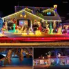 文字列 10 メートル-100 メートル Connectabe LED 妖精ストリングライト防水照明ランプ屋外パーティー結婚式クリスマスツリー庭の装飾