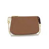 M58009 Mini Pochette Acessórios Bolsas Icônica Bolsa Feminina Lona Clutch Feminina Carteira Feminina com Zíper Carteira Moeda Sling Telefone Bolsas de Ombro Designer de Luxo