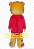 Costume de mascotte Daniel Tiger Costume de personnage de dessin animé adulte peut porter des Costumes portables habillés en mascotte CX035