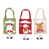 Nouveau sac cadeau de décoration de Noël lin en tridimensionnel sac fourre-tout bbb16494