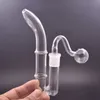 Nuovo design J-Hook Drop Down Adattatore per vetro Femmina 14mm J Ganci per narghilè Ashcatcher Bong Parete spessa Tubo di vetro diametro 20 mm con tubo maschio per bruciatore a nafta