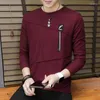 Herrtröjor 2022 Autumn Fashion Casual O-Neck Mens Tracksuit Slim Fit and Pullovers Men Pullover M-3XL