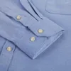 Мужские повседневные рубашки 2022 одежда плюс размер оксфордская ткань хлопок отличный удобный тонкий кнопку кнопки бизнесмен
