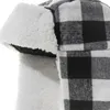 Berretti Inverno Caldo Bambino Griglie Modello Paraorecchie Cappello Guanti Set Morbido Cotone Lei Feng Berretti Guanto Kit Per Bambini Bambini Ragazze Ragazzi