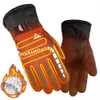 Gants de ski Ajouter coton cyclisme hommes hiver sports de plein air camping randonnée vélo femmes épais chaud moto doigt complet L221017