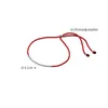 Anklets Aifenao 925 Sterling Silver Long Tube Red Thread String Charm Ankelarmband för kvinnor Rop Foot Jewelry Lady Wholesale