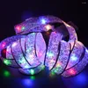 Str￤ngar LED 4m Fairy Lights Cooper Wire Ribbon Bows Christmas Lamp f￶r festbr￶llop Semester Xmas Tree Decorations