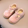 Scarpe basse da bambina in pelle principessa casual festa di nozze bambini pu bambini appartamenti bambino autunno primavera estate