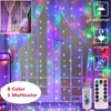 Strings Xmas Gifts Navidad 2022 Year Decorations Christmas Lights Curtain Garland Merry Ornaments