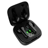Su Geçirmez Bluetooth Kulaklıklar Stereo Kulaklık Kablosuz Kulaklık IPX5 LED Güç Ekran Spor Kulak İçi TWS Kulaklık