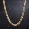 Ketten 6 mm 1 Reihe Moissanit Diamant Halskette für Männer Hip Hop Schmuck 925 Sterling Silber Miami Qualität kubanische Gliederkette