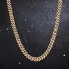 Catene 6mm 1 fila Collana di diamanti Moissanite per uomo Gioielli Hip Hop Argento sterling 925 Catena a maglia cubana di qualità Miami