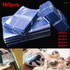Storage Bags 100pcs Clear Heat Shrink Film Bag TV/Air Condition Remote Control Transparent Cover Household Dust Waterproof Protective Case