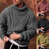 Herrtröjor Europeiska och amerikansk stil Hög NE -stickad Jaet Autumn Winter Sweater G221018