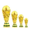 Dekoratif Nesneler Figürinler 36cm Futbol Trophys Altın Reçine Euro Kupa Maskot Kupaları Şampiyonlar Hediye Ev Dekorasyonu 221019