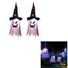 Strängar 1.5m Halloween LED -skalle -lampor Sträng Bat Tombstone Ghost Pumpkin Ornament Träddekoration för hem Diy Party Decor