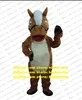 Costume da mascotte cavallo marrone per adulto personaggio dei cartoni animati vestito da attività su larga scala carino adorabile CX4044