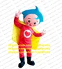 Plim Plim enfant Clown mascotte Costume adulte personnage de dessin animé tenue Costume vacances fête parler de la ville zz8204