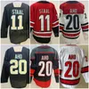 Kob Reverse Retro Hockey Canes 20 Sebastian Aho Trikots 31 Frederik Andersen 8 Brent Burns Staal Andrei