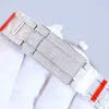 2023QPSO Wristwatches Relógio de diamante Relógio mecânico masculino 41mm Stainls Strap Sapphire Sapphire impermeável