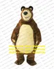 Big Bear Ursa Grizzly Mascot Kostuum Volwassen Cartoon Karakter Outfit Onderwijs Tentoonstelling Kan Dragen Wearable CX010 Gratis Schip