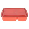 Servis upps￤ttningar box lunch bento l￥dor containrar containerDivided KidsCompartment Portable Case Outdoor Adults Meal Office Prep