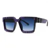 Солнцезащитные очки 2022 мода Cool Unique Blue Sky White Cloud Style Millionaires Дизайн бренда солнечные очки